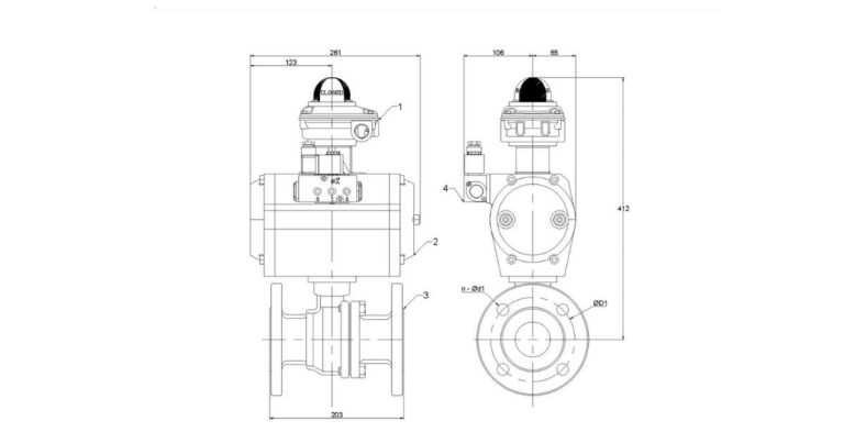 Ball Valve - Flanged Table E (80mm) DA