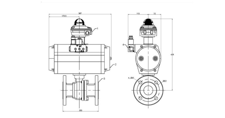 Ball Valve - Flanged Table E (80mm) STC